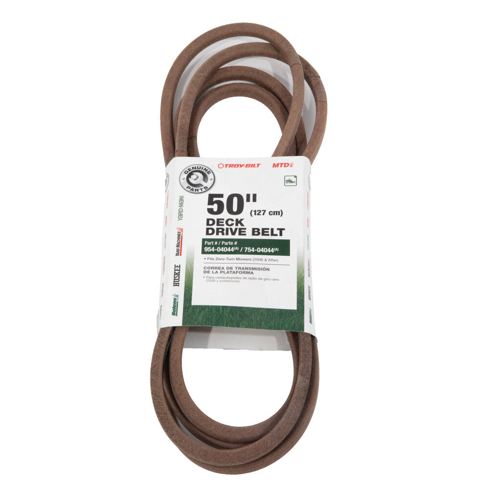 Cub cadet rzt 50 deck belt length new arrivals